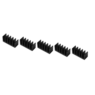5uni. Dissipador De Calor Adesivo 8x22x10mm Vrm/mosfet/ram