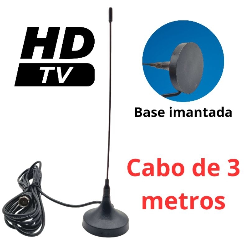 Antena digital interna para TV HDTV TV de tubo Smart TV televisão ...