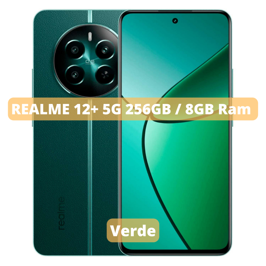 Realme 12+ 5G (Versão Global)Câmera de 50 MP, Processador Mediatek