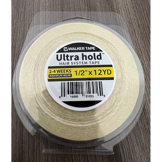 Fita Adesiva Dupla Face Ultra Hold 12YD 12m x1.27cm Walker Tape Protese Capilar Peruca Mega Hair Extenção Capilar