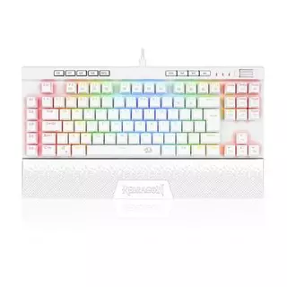 Teclado Óptico Gamer Redragon Magic-Wand PRO RGB, Branco (Recondicionado)