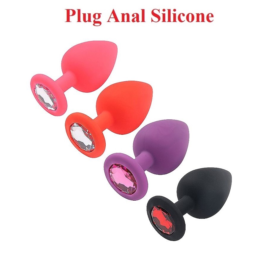 plug anal pequeno Plug Anal Médio - Formato de Coração - Cor sortida - Caixa Oculta main image 0