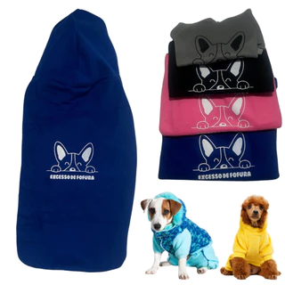 Roupa Para Pet Cachorro Caes Em Soft Premium Moleton Para Frio Inverno