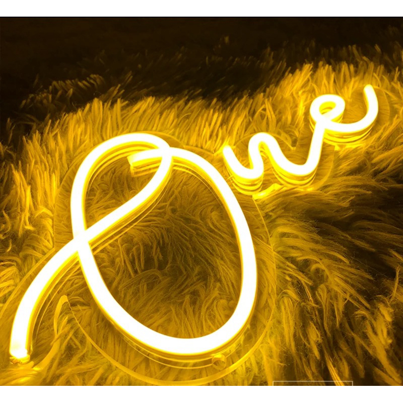 painel neon ONE 40cm | Shopee Brasil