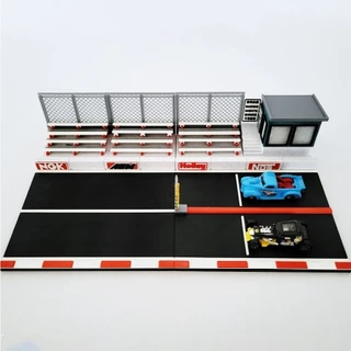 Diorama Hot Wheels Miniaturas: Pista de Arrancada Figura de Ação Colecionável