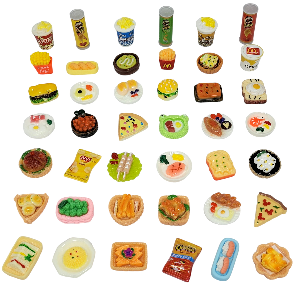 Kit com 5 Miniaturas De Comidas Fofas Para Cozinha Da Barbie (Sortidas ...