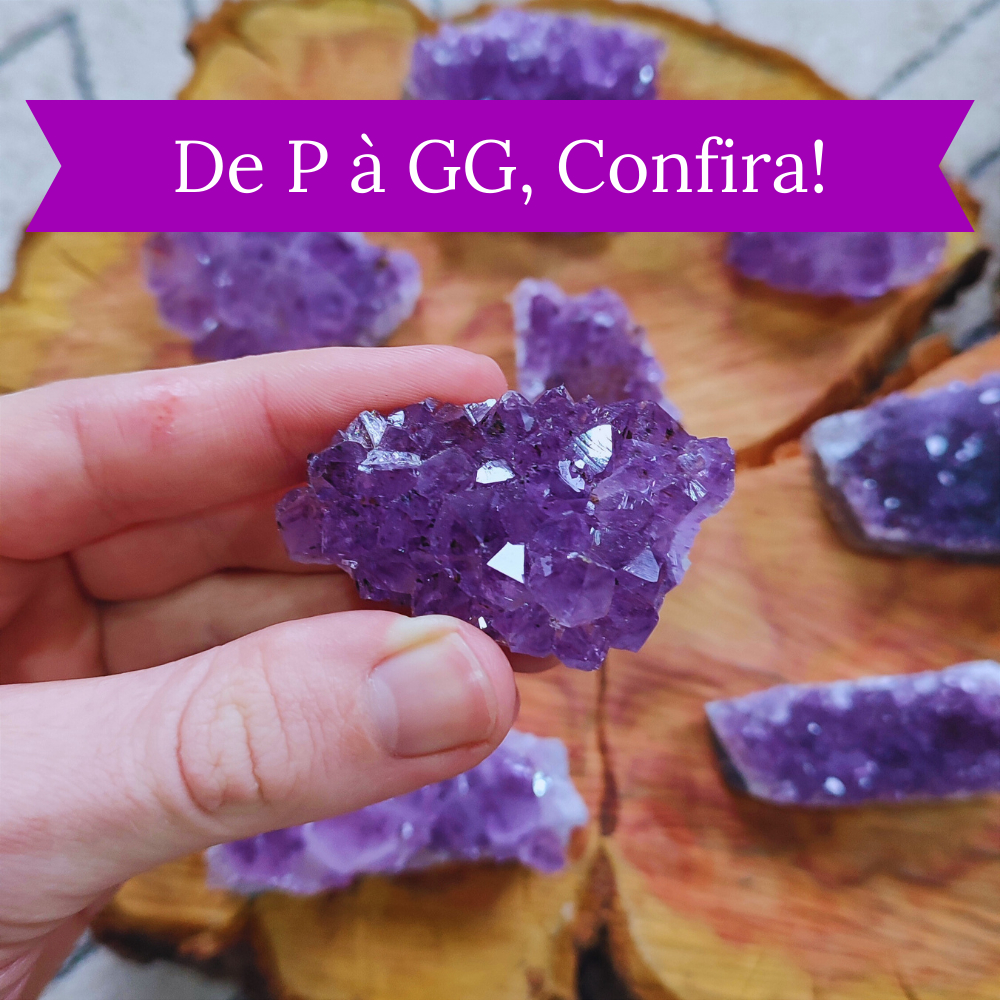Drusas de Ametista de Excelente Qualidade | Pedras Naturais