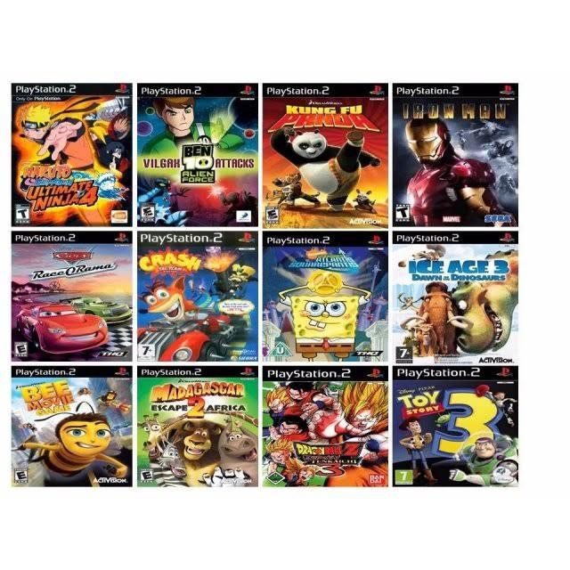 Coleção 5 Jogos Playstation 2 A Sua Escolha