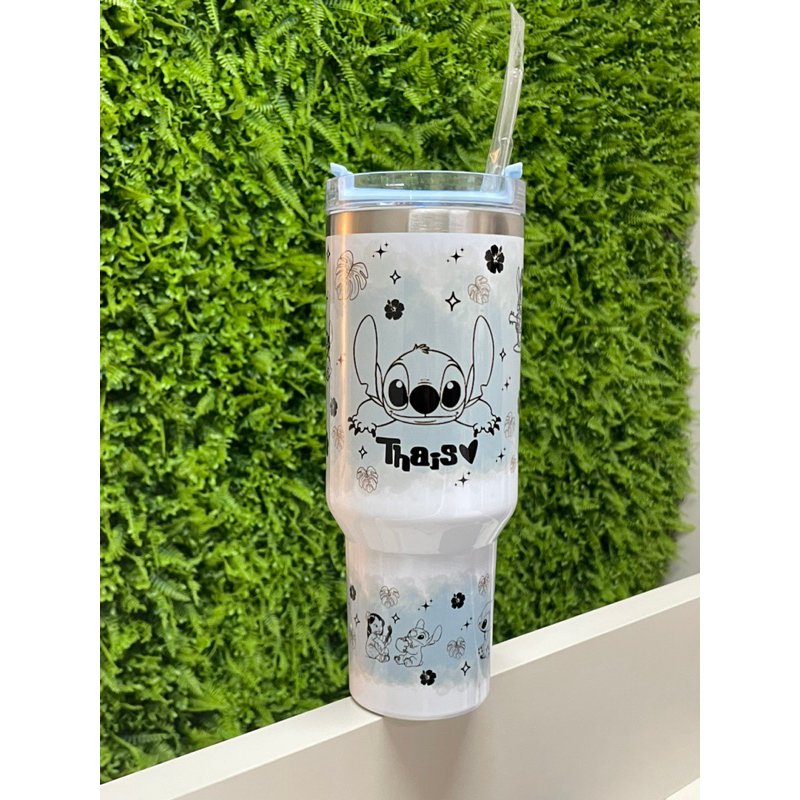 Garrafa Copo Térmica Stanley Personalizado Lilo & Stitch 🤩✨