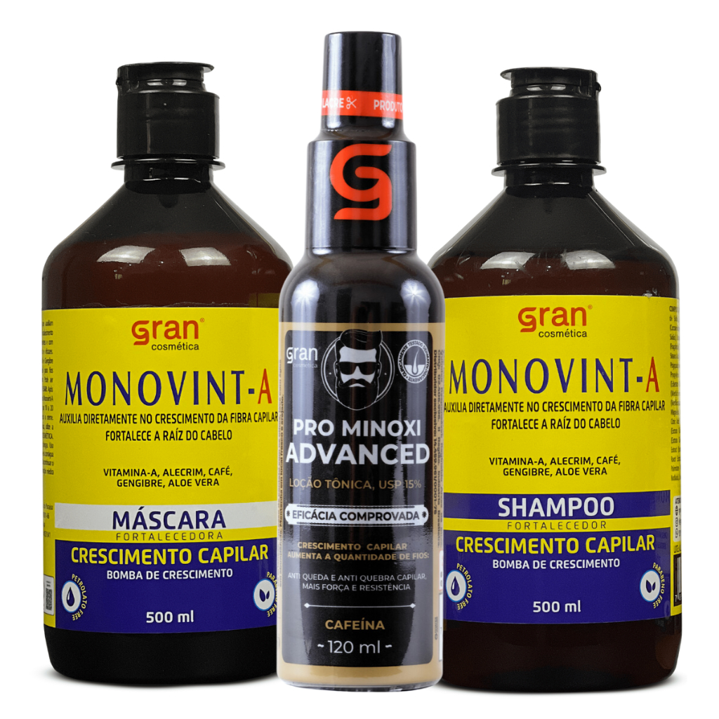 Kit Monovin A Original de Crescimento Capilar Acelerado | Shopee Brasil