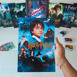 Harry Potter e a Pedra Filosofal Placa decorativa mdf quadro decoração presente / Filmes