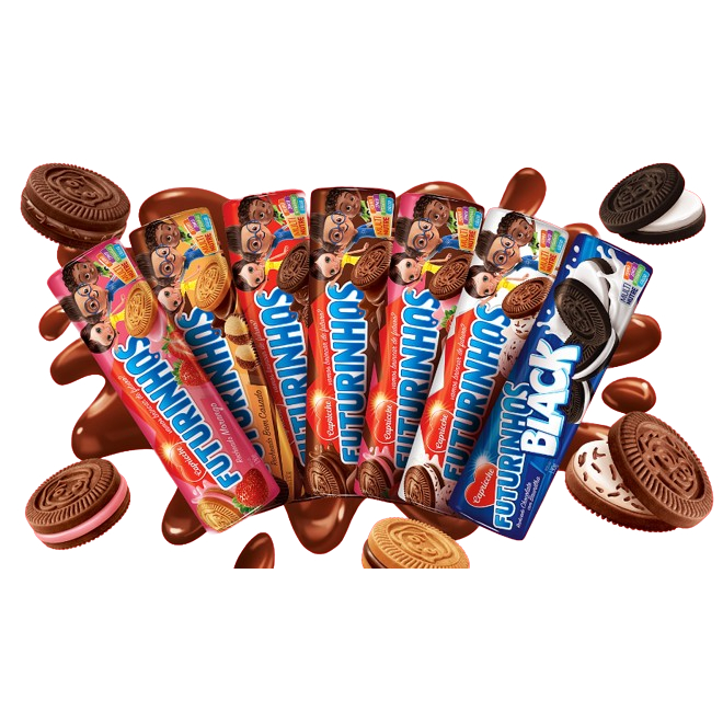 Biscoito Futurinhos Recheado 113g | Shopee Brasil