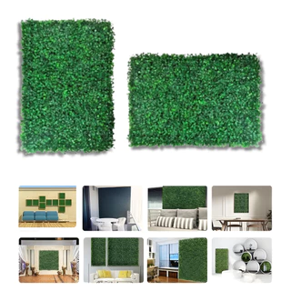 Kit 15 Placa Buchinho Grama Artificial Parede Muro Inglês Vertical Cheio