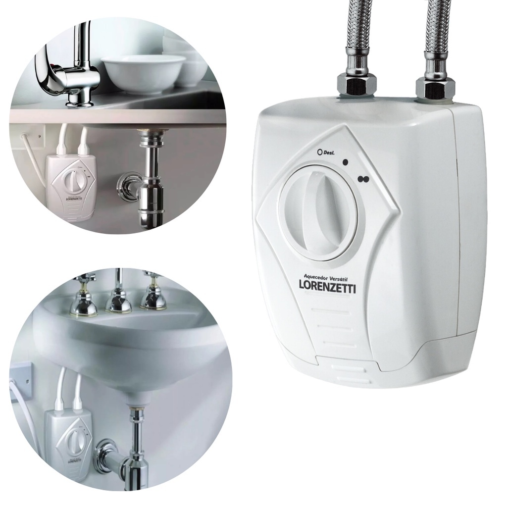 Aquecedor de Água Elétrico Versátil Lorenzetti 127V 5500W Branco ...