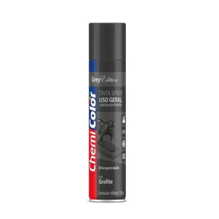 TINTA SPRAY 400ML USO GERAL GRAFITE CHEMICOLOR