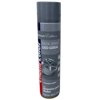 TINTA SPRAY 400ML U.G.ALUMINIO PARA RODAS CHEMICOLOR