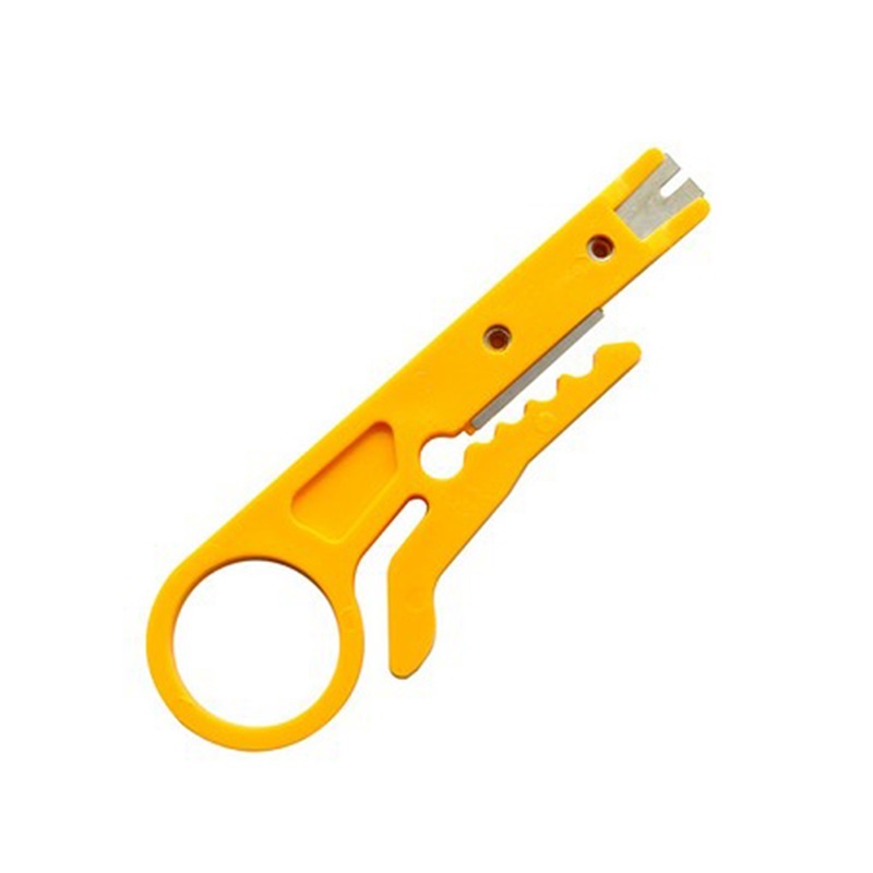 Alicate Decapador Cortador Cabo Rede Rj45 Crimper Punch down | Shopee ...