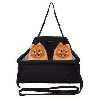 Assento Cadeirinha Pet Para 2 Cachorros Gatos Ate 15kg Carros Viajar Cadeira Transporte Viagem
