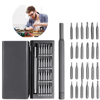 Kit Chaves Precisão Conjunto 25 Em 1 Reparos E Manutenção