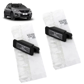 Par Lanterna Placa Peugeot 2008 2015-2024 Original