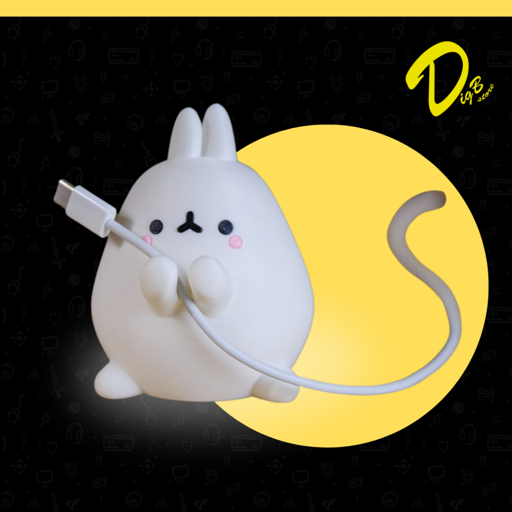 Organizador de Cabo e Fio USB Coelho Fofo