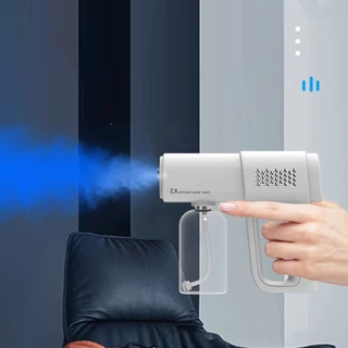 Pistola de desinfecção K5pro máquina de desinfecção elétrica luz azul nano atomizador para uso doméstico Carregamento USB