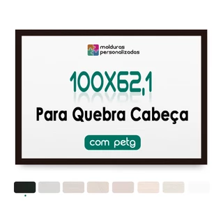 Moldura Quebra Cabeça Game Office 2000 peças 100 X 62,1 cm Proteção petg