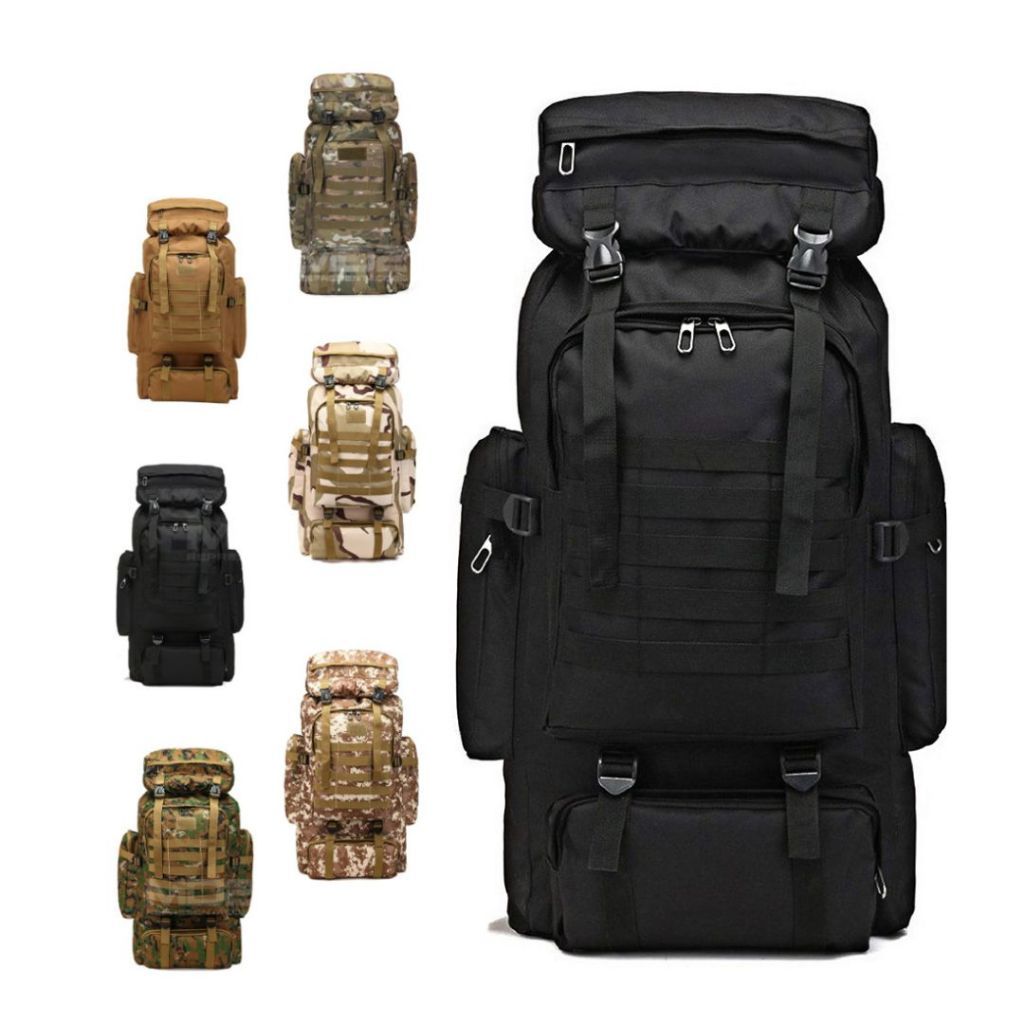 Mochila Camuflagem Grande Militar Assault Camping Impermeável
