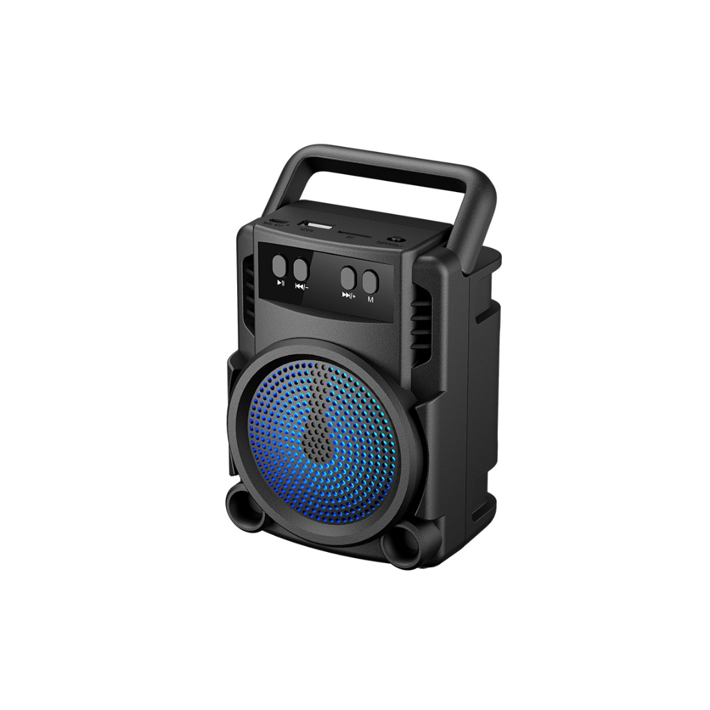 Caixa De Som RGB Gts-1360 Bluetooth Usb Cartão SD Rádio FM
