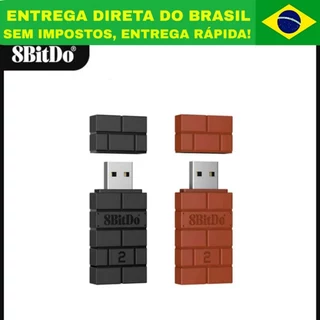 Adaptador 8bitdo Wireless Bluetooth Usb Multi Controles Original Versão 2 PC, Android, Switch