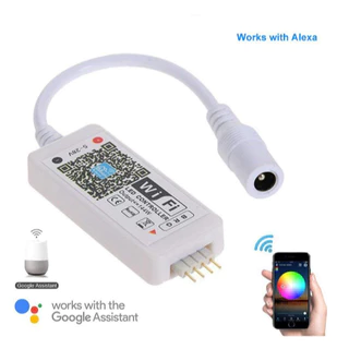 Controlador wifi para RGB e RGBW Conector para Automatizacao da iluminacao de LED