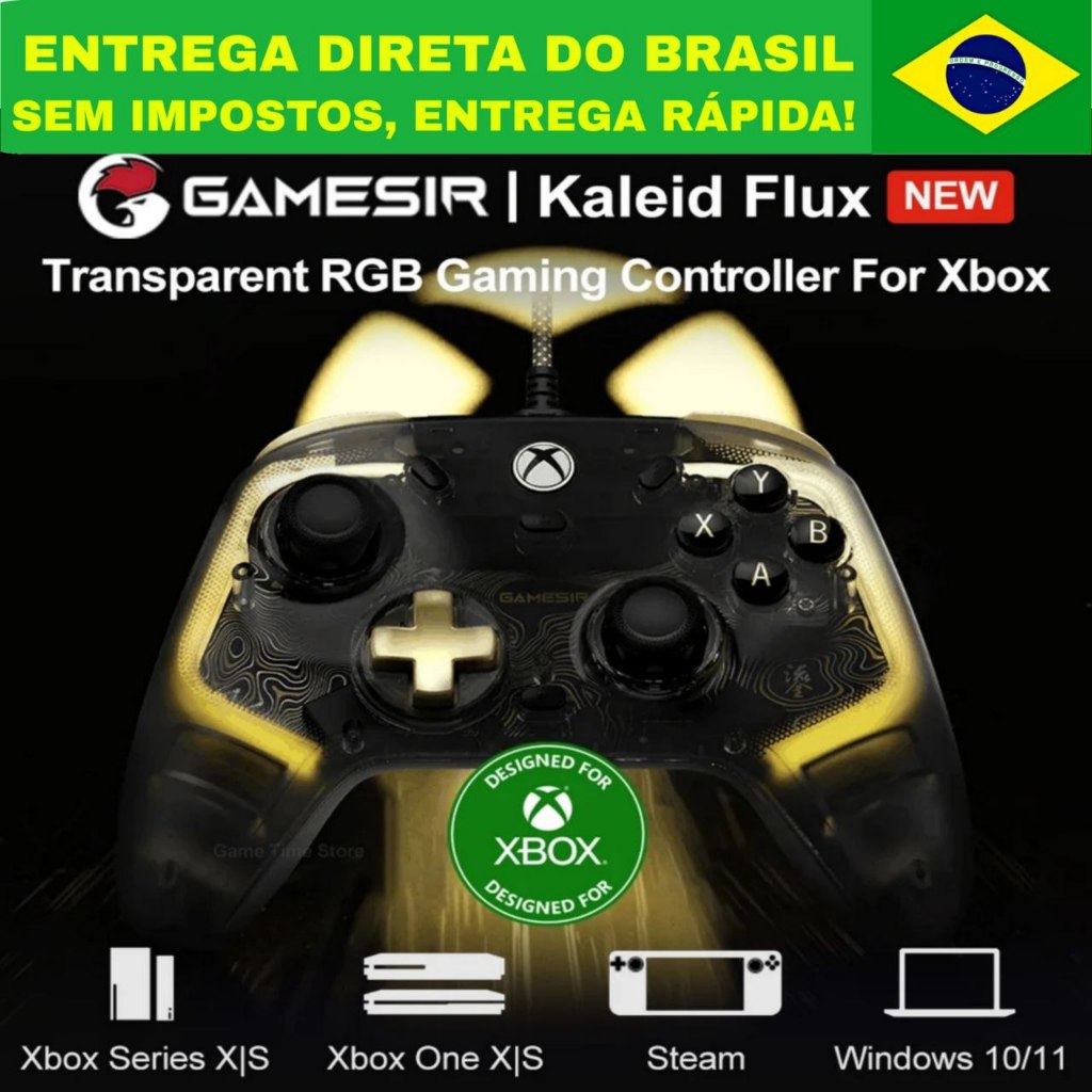 Controle GAMESIR Kaleid XBOX ONE, SERIES X|S HALL EFFECT e Windows 10 ...