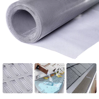 Tela Anti Insetos 40x100cm Para Ralos Calhas Parabólicas em Alumínio Expandido