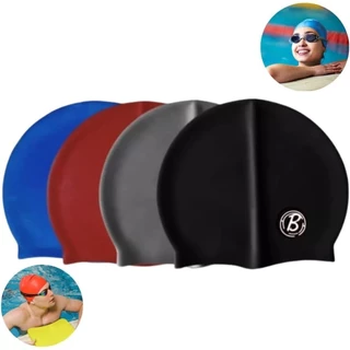 TOUCA NATAÇÃO HIDROGINÁSTICA TREINO LAZER SILICONE EXCELENTE QUALIDADE ADULTO E INFANTIL