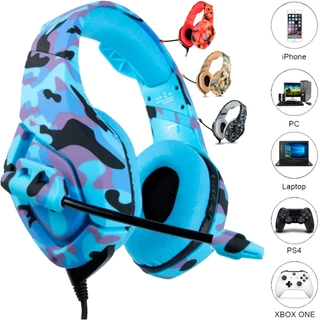 Fone De Ouvido Headset Gamer Rgb LED Compatível Com Pc Computador Vídeogame Xbox PS4 PS5