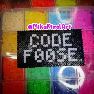 Ímã Arte Personalizada com Código de Apoiador do Fornite em Pixel Art