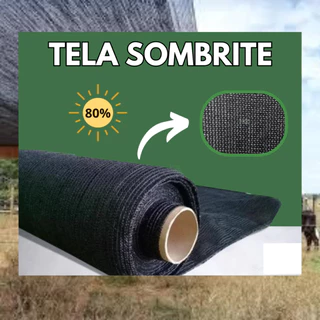 Tela Sombrite Preta 80% (Horquideas) - 6x8 metros.