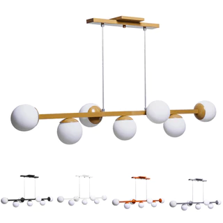 Lustre Pendente Figo Jabuticaba 7 Globos Esfera De Vidro Luxo