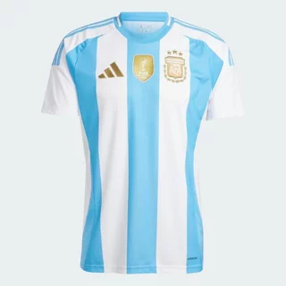 Camisa da Seleção Argentina Listrada 2024 Copa América Tailandesa 1:1