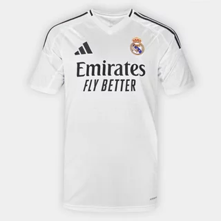 Camisa do Real Madrid Branca 2024 2025 Tailandesa 1:1 - Edição Limitada