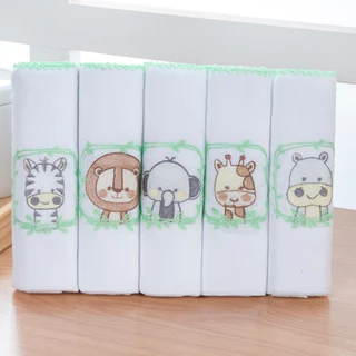 Kit Fralda de Pano Bordada para Bebê 100% Algodão com 5 10 e 15 Unidades em Oferta na Shopee