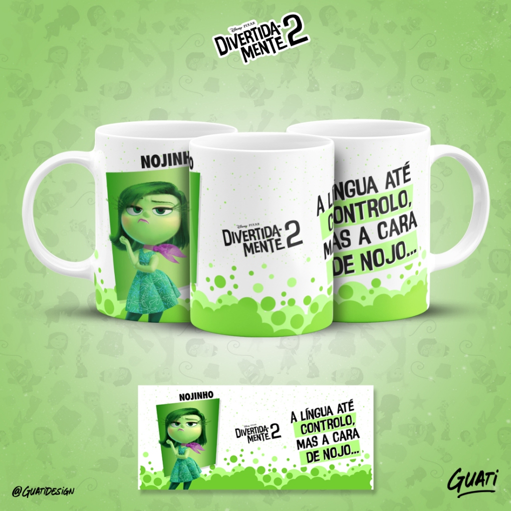 Caneca Personalizada Divertidamente 2 Personagens