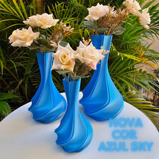 Vaso decorativo 3D para decoração Mesa Home Sala Trabalho ambientes casamentos aniversario