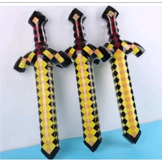 Espada Inflável De Diamante Minecraft 60Cm