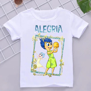 Camiseta camisa blusa infantil e juvenil todos personagens do filme divertidamente vários modelos moda infantil e juvenil