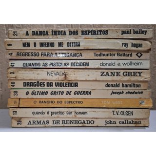 Kit 10 Livros Usados Faroeste De Bolso Antigos | Shopee Brasil