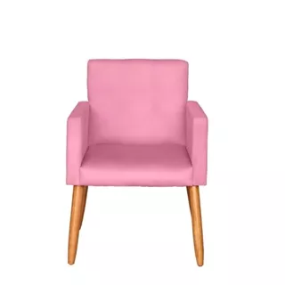 Poltrona para Sala de espera Cadeira Decorativa Sala de estar Estofada Resistente Recepção