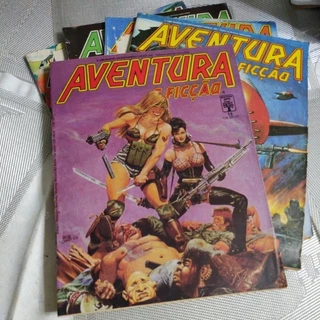 QUADRINHOS AVENTURA & FICÇÃO EDITORA ABRIL ANOS 80 E 90 COM DETALHE