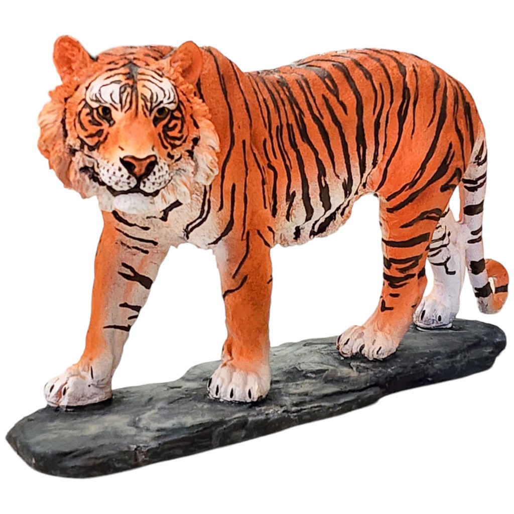 Estatueta Tigre Escultura Decoração Sala Quarto Multi Ambiente 57cm