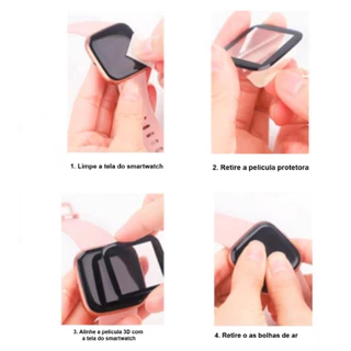 Película de 3D Compatível para Smartwatch Galaxy Fit 3